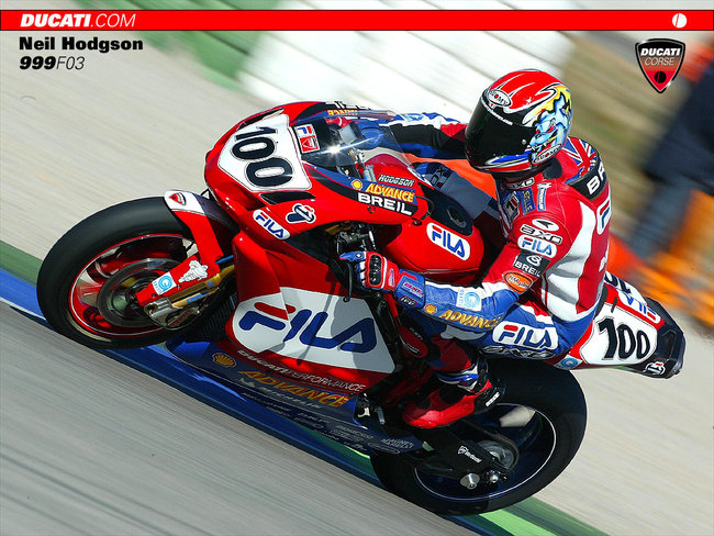 neil hogdson team ducati fila 2003 9