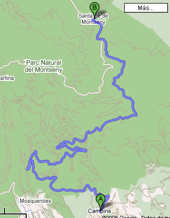 Campins-Santa Fe del Montseny